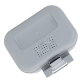 Plastic waterproof live bait box with perforated lid